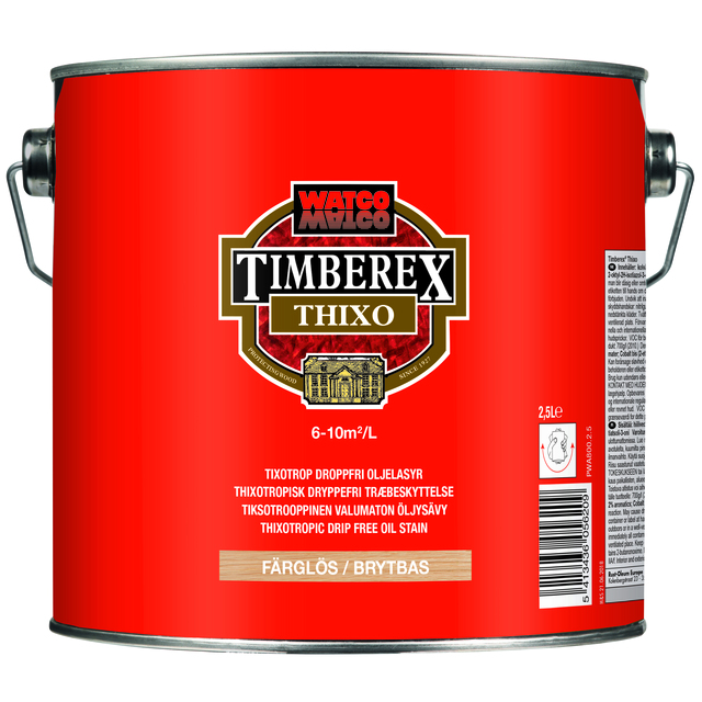 TRÄLASYR THIXO TIMBEREX OFÄRGAD 2,5L | Beijerbygg Byggmaterial
